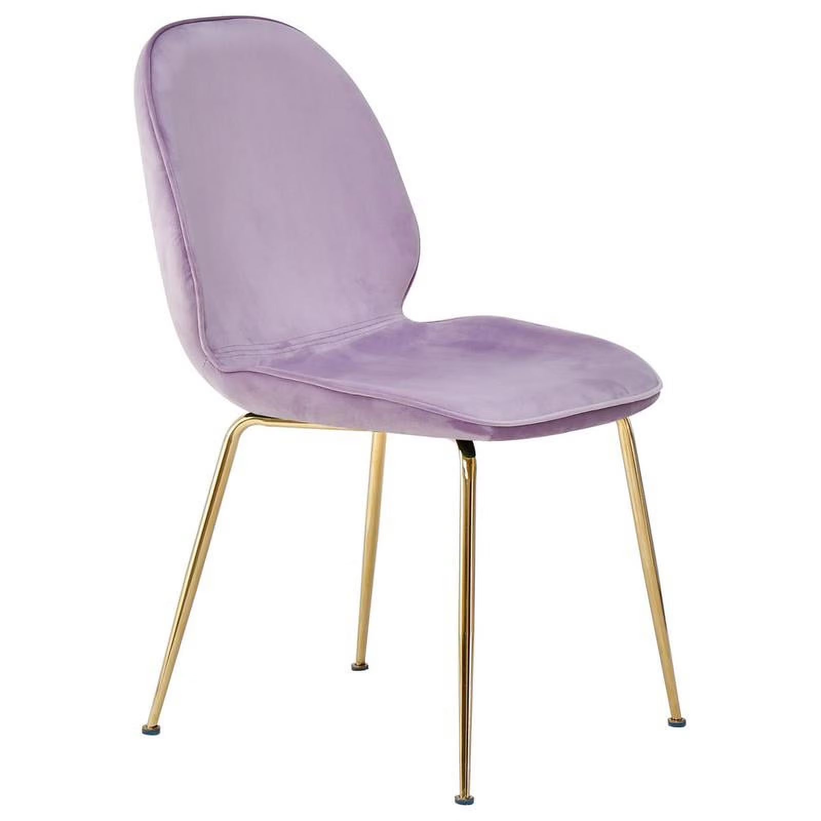 Pink Velvet Upholstered Dining Side Chair (Set of 2) J278145