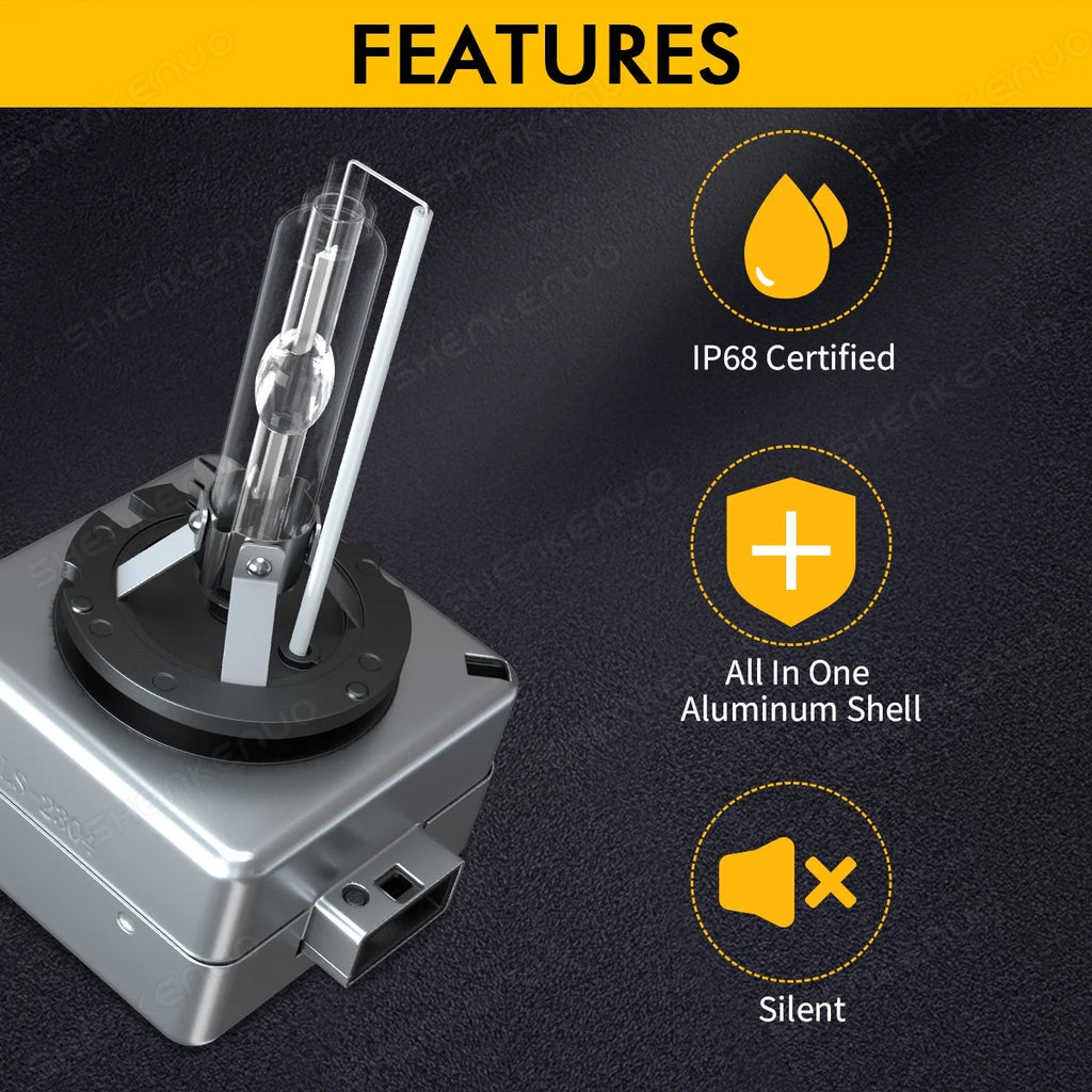 D3S HID Xenon Headlight Bulbs White B3201