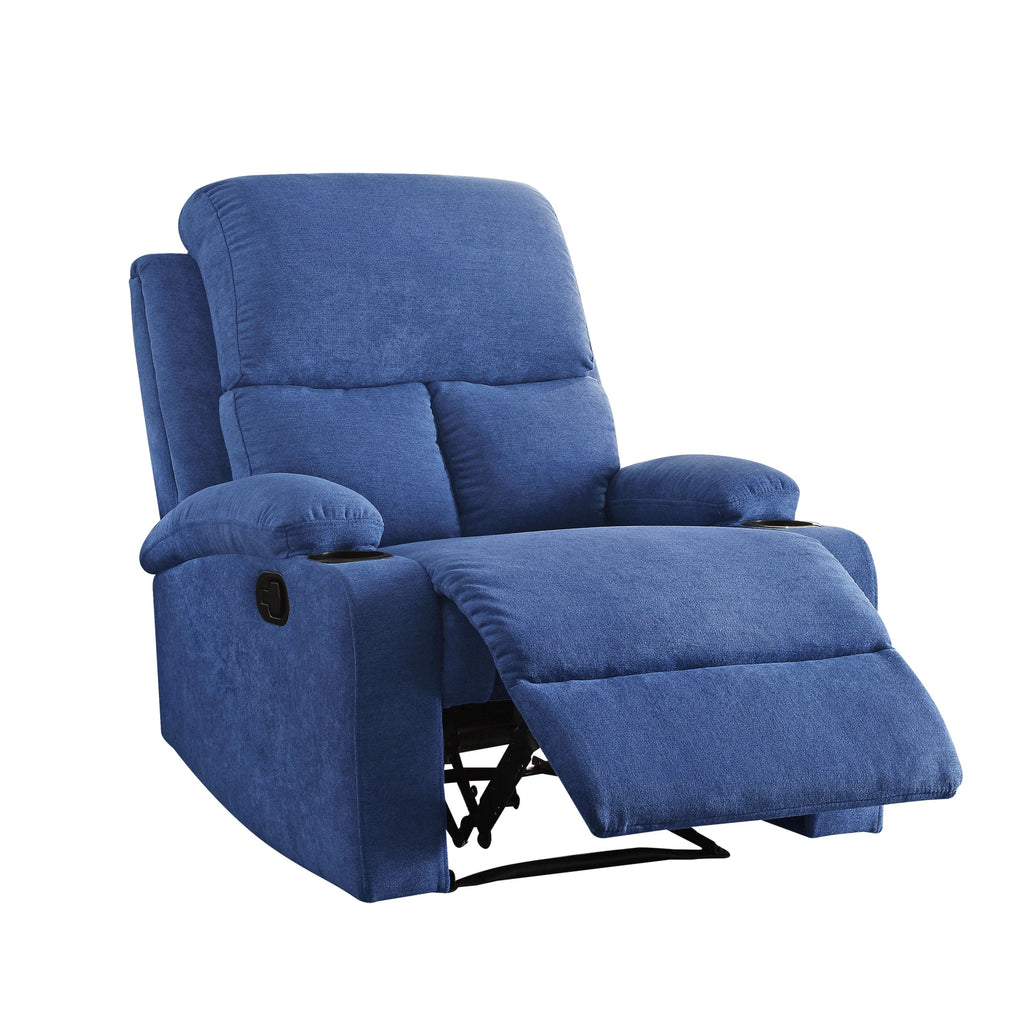 Blue Velvet Recliner D370767