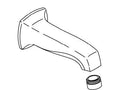 Polished Chrome Wall Mount Bath Spout Assembly E454111