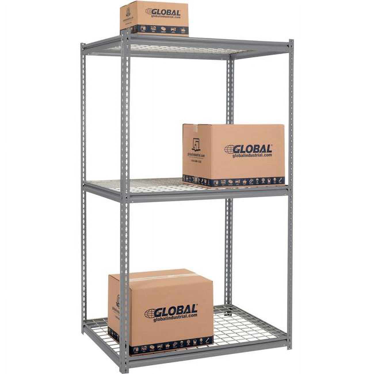 Gray 3 Levels Starter Rack with Wire Deck N808952