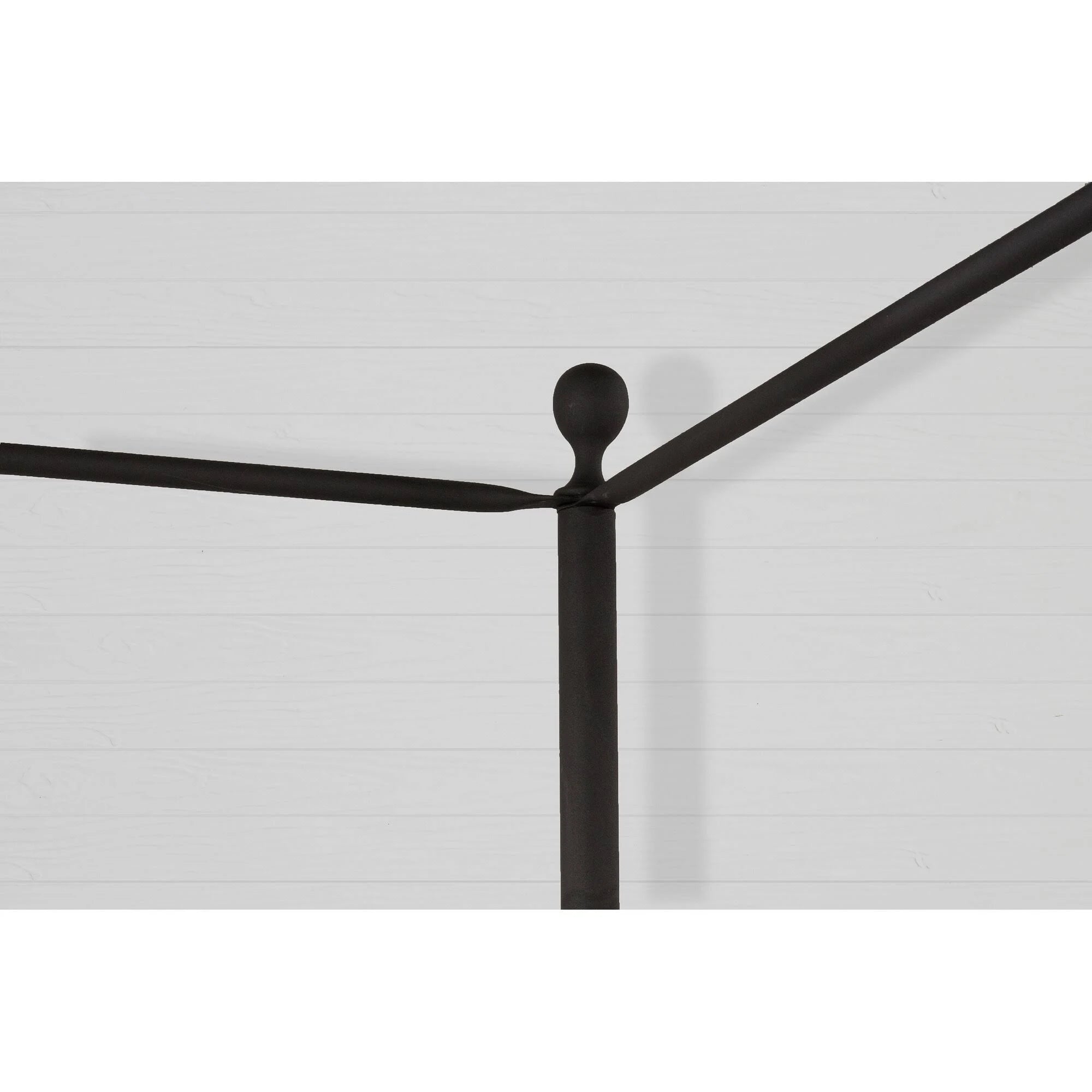 King Canopy Metal Bed X1079