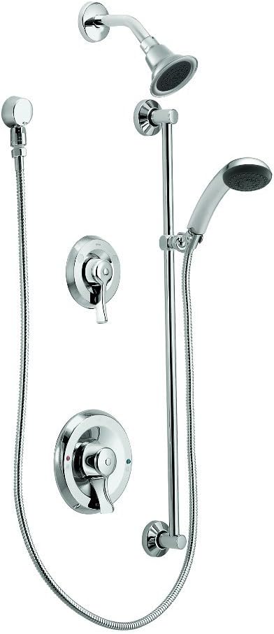 Chrome Pressure Balancing Shower System 1.5 gpm T35287
