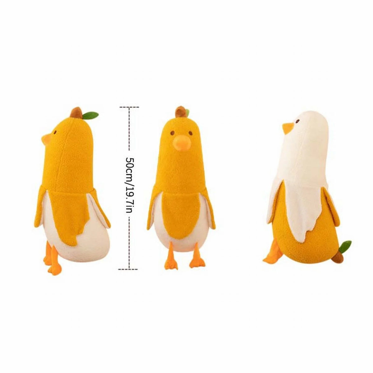 Banana Duck Plush Toy Stuffed Animal Doll Pillow I6098