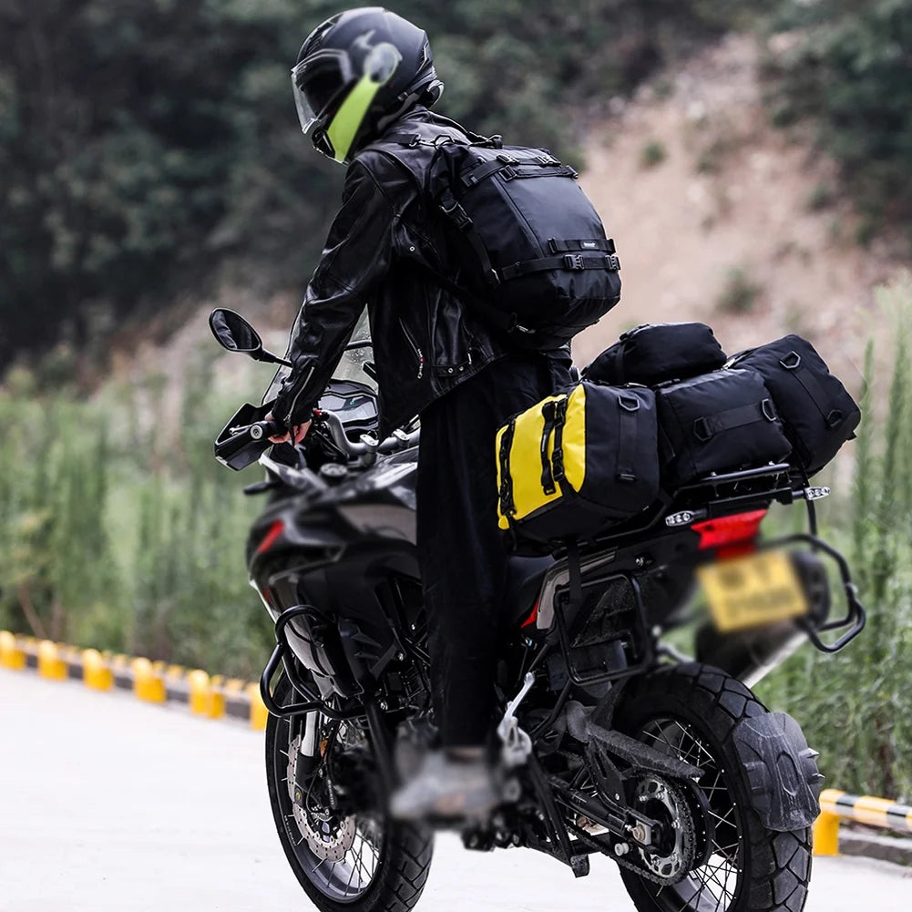 Waterproof Motorcycle Saddle Rack Trunk Luggage Bag J6300