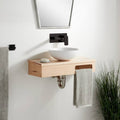 Unfinished Maple Single Vanity Set with Maple Cabinet and Vanity Top B169843