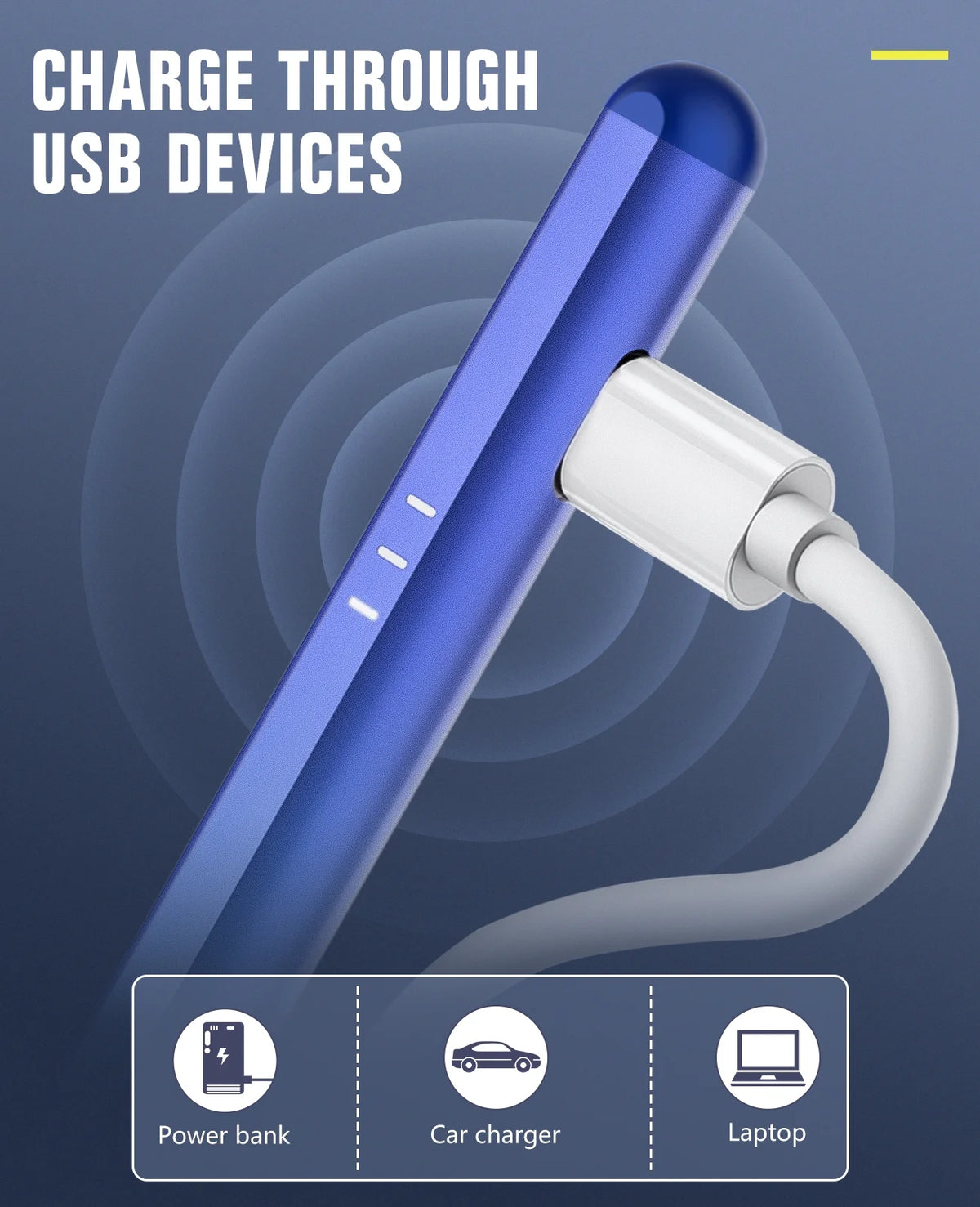Gradient Blue Magnetic Stylus Pen for iPad N5960
