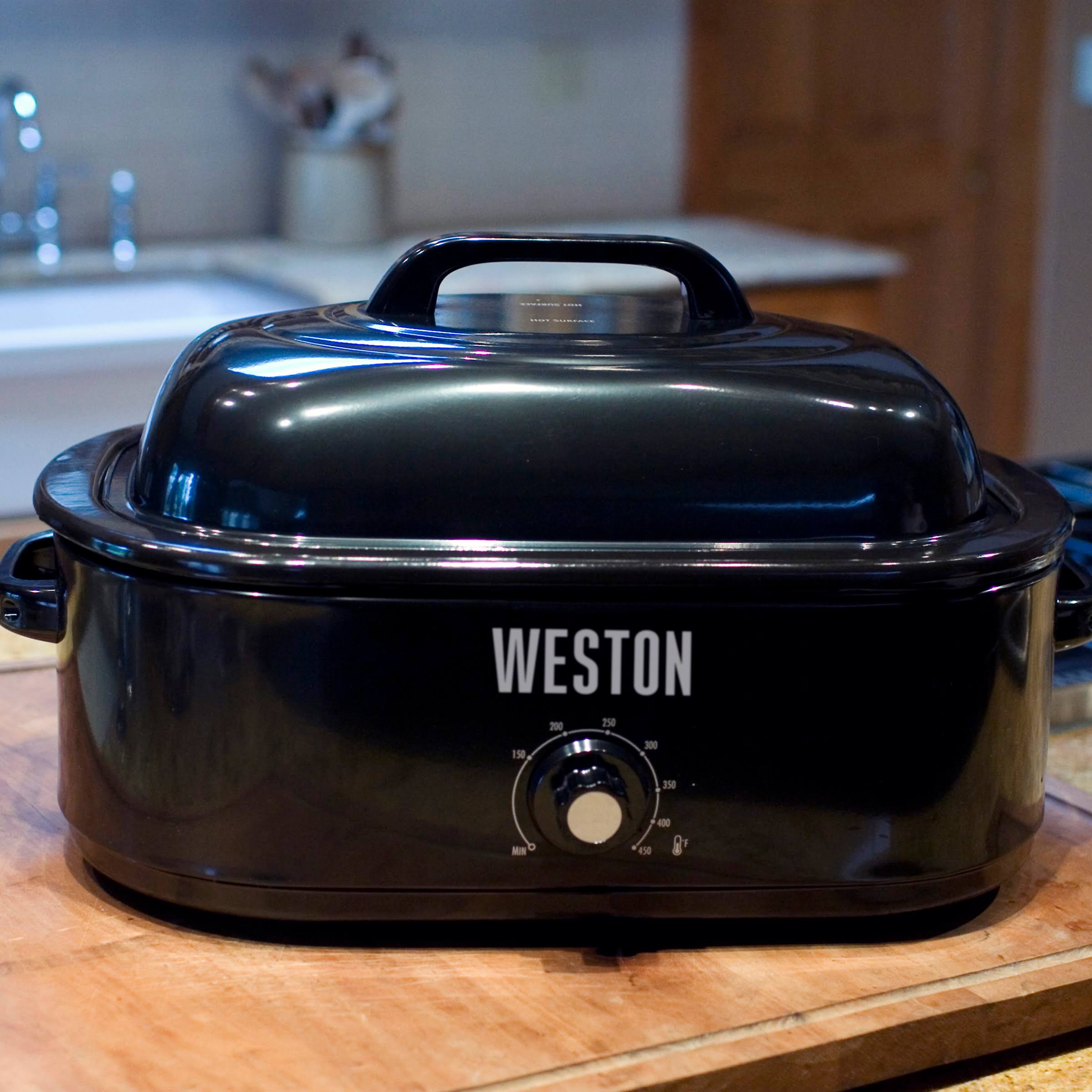 Black 18 qt Roaster C9372
