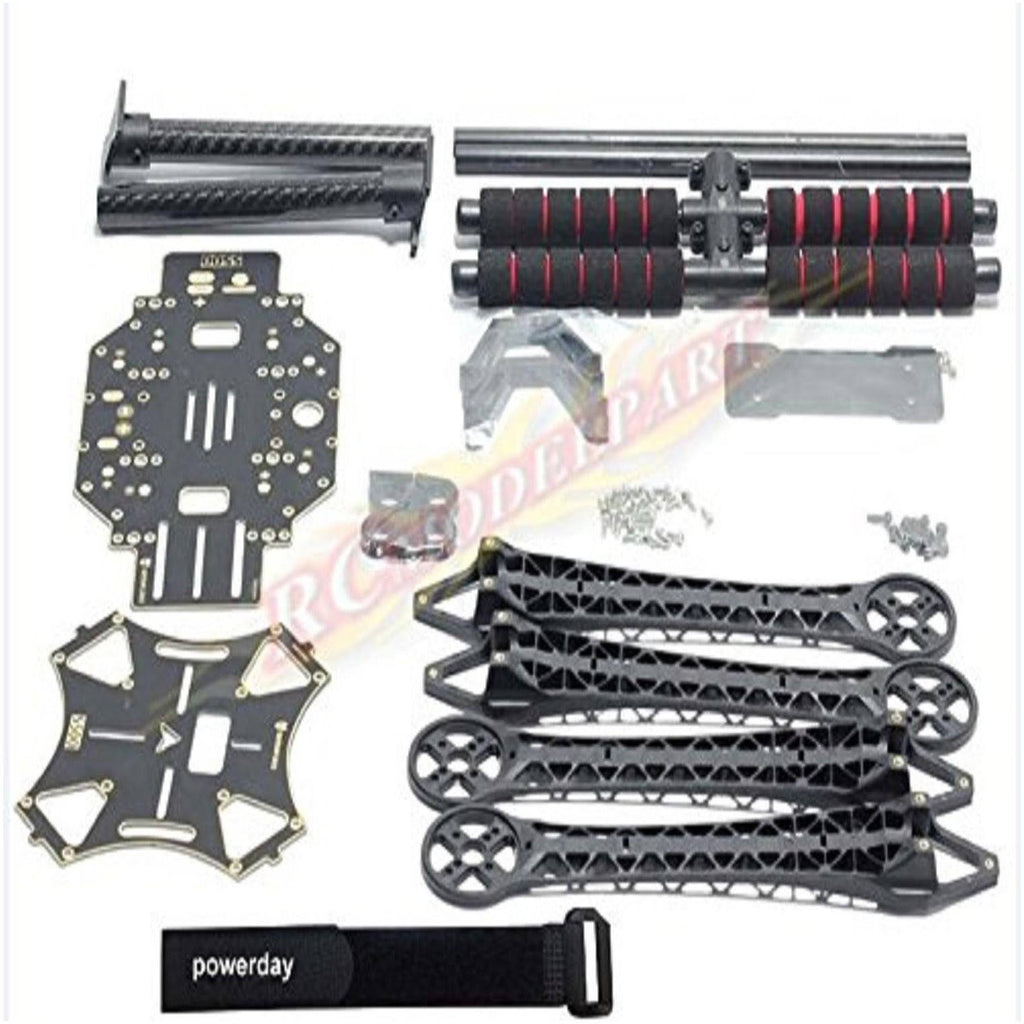 Quadcopter Fuselage Frame Kit PCB Version with Carbon Fiber Landing Gear Skid U498292