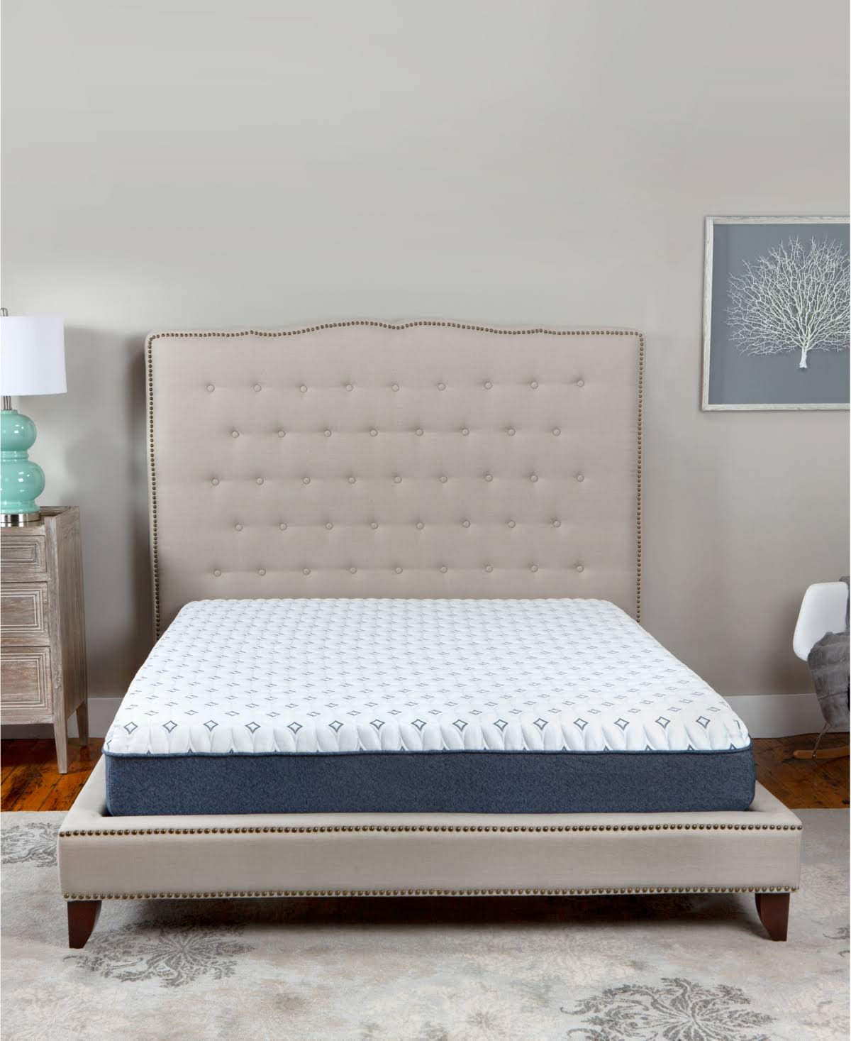 White California King Plush Mattress F4517