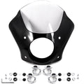 Black Quarter Fairing Windshield Kit with Fork Mounting Hardware R57662
