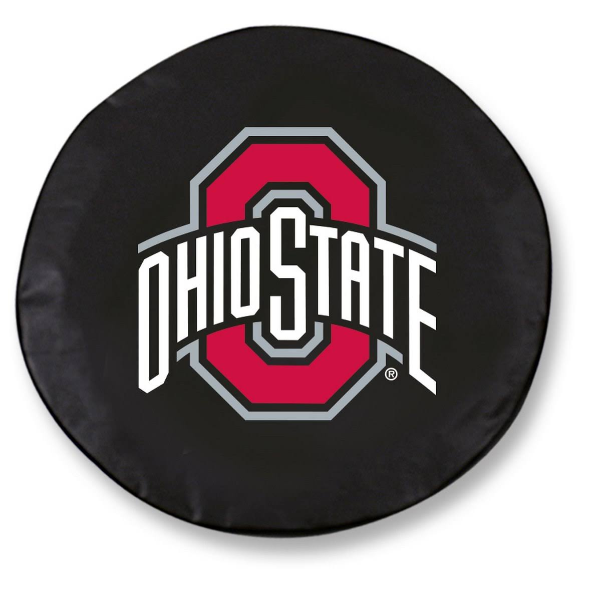Black Vinyl Fitted Spare Car Tire Cover L42509