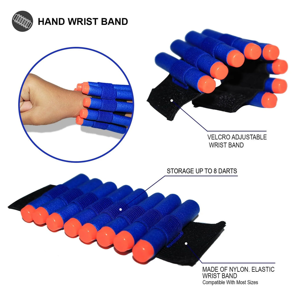 43pc Electronic Digital Target with 40 Soft Darts 2 Wristbands Q719476
