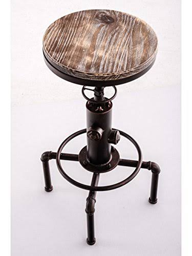 Red Bronze Industrial Bar Stool O917977