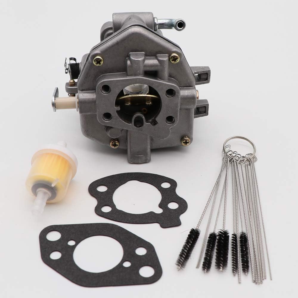Carburetor with Carbon Dirt Jet Cleaner Tool Kit & Fuel Filter Mounting Gasket Pack of 2 V877779
