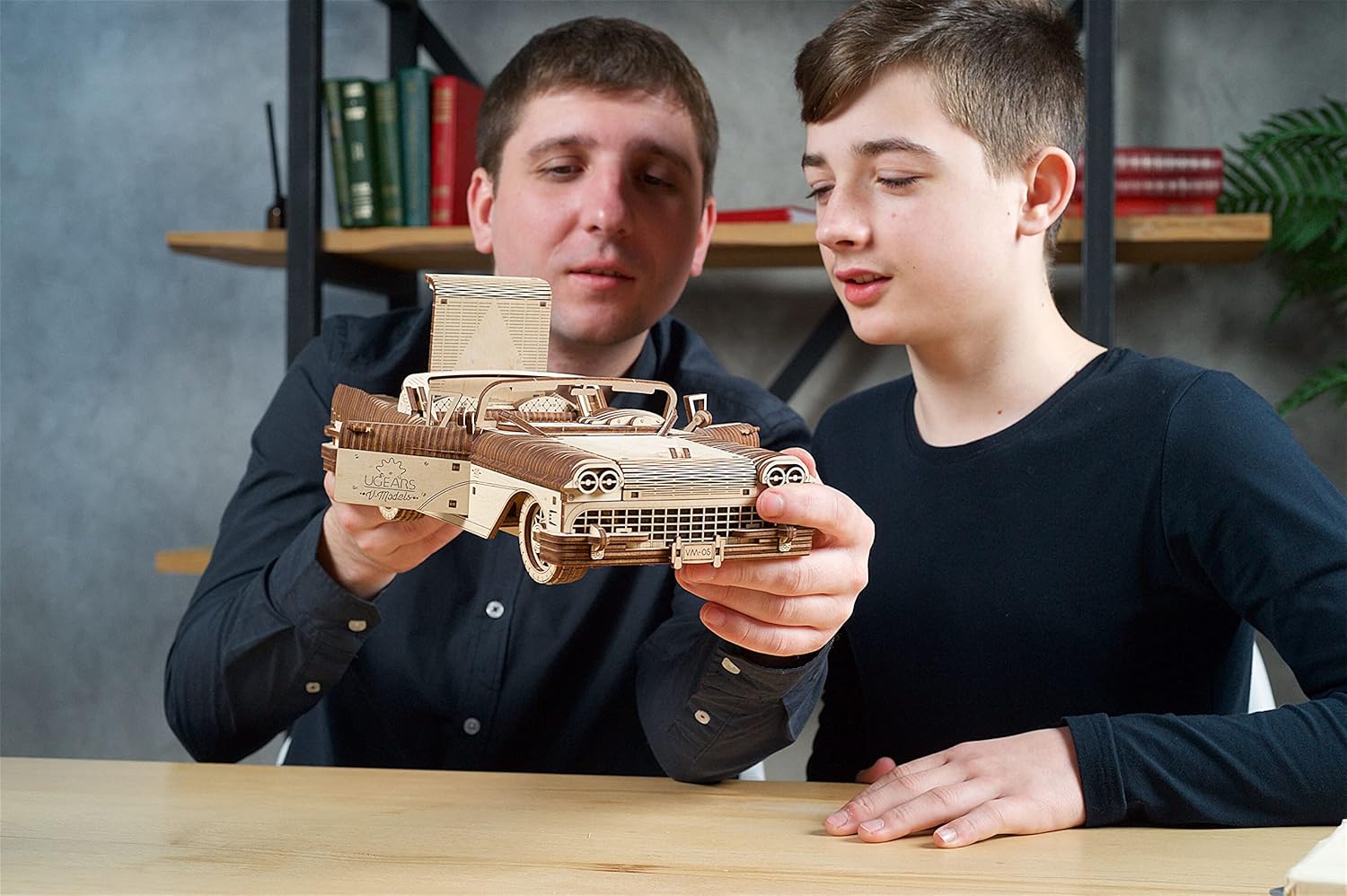 Mechanical Wooden 3D Puzzle Model Dream Cabriolet R430945