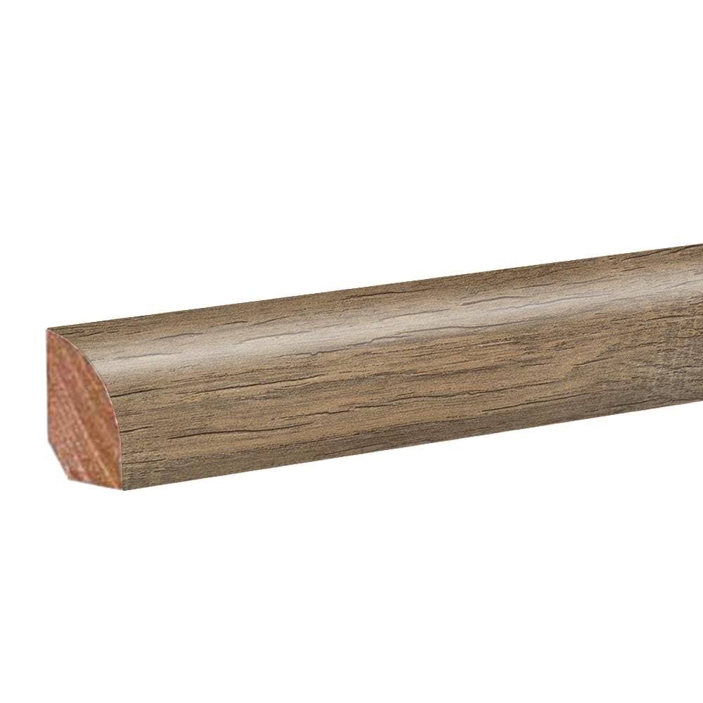 Oak MDF Floor Quarter Round in Brown Y49665