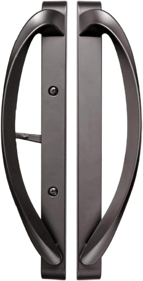 Contemporary Sliding Door Handle Set Tuscan Bronze Pack of 2 K33071