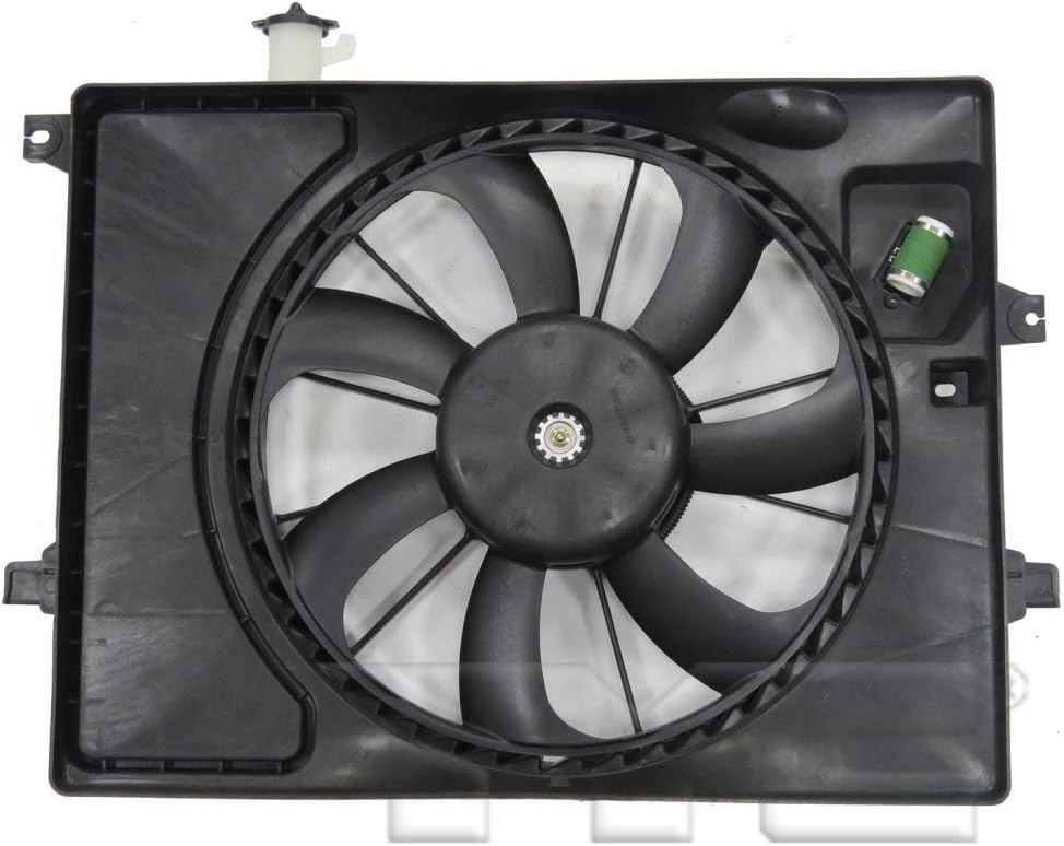 Radiator and A/C Condenser Fan Assembly 2014 2015 2016 D5842