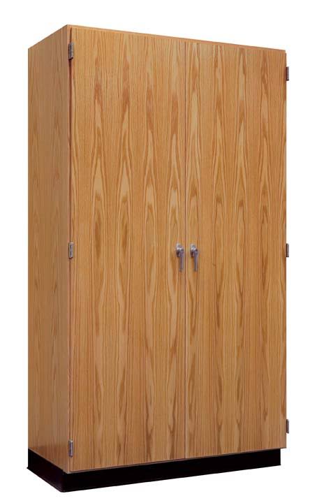Oak Tall Storage Cabinet with Doors B57181