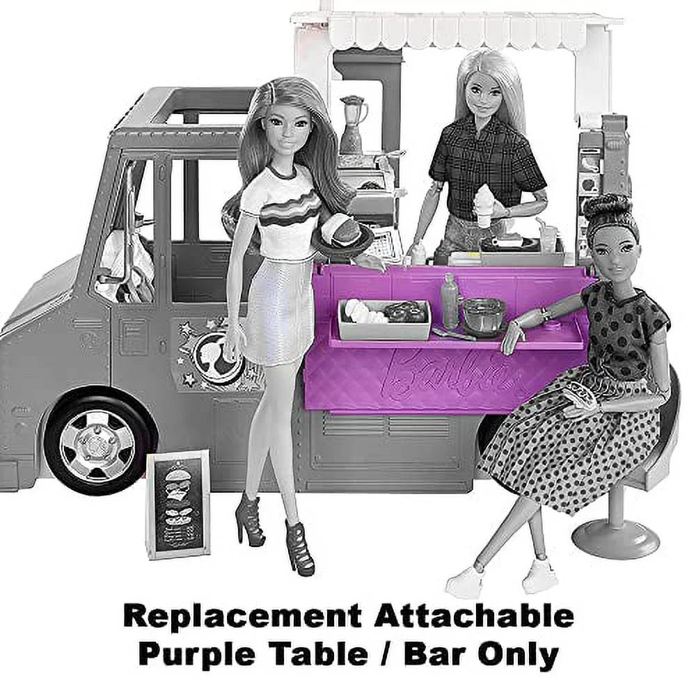Purple Table / Bar Replacement Part for Doll Foodtruck Playset W255