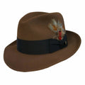 Caribou Fur Felt Fedora Hat Size 7 1/8 C5673