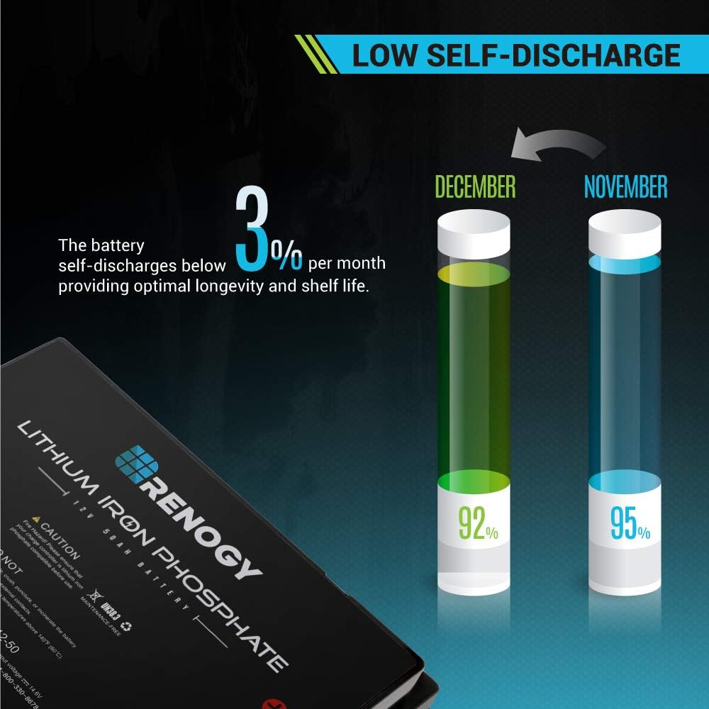 12 Volt 50Ah Lithium-Iron Phosphate Battery S3741