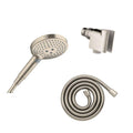Brushed Nickel 3-Jet Handshower Set 120 2.5 GPM W96509