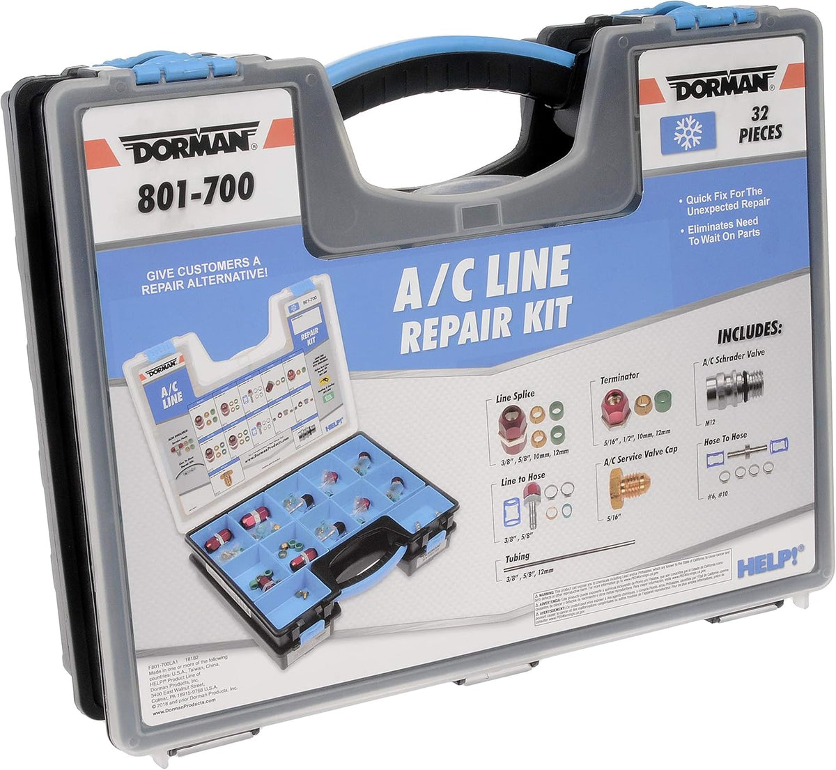 A/C Line Repair Tech Tray S9043