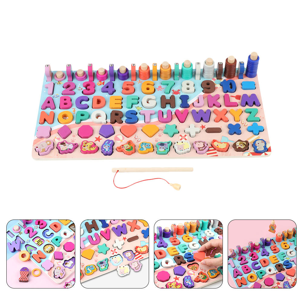 Wooden Magnetic Fishing Toy Game U5653