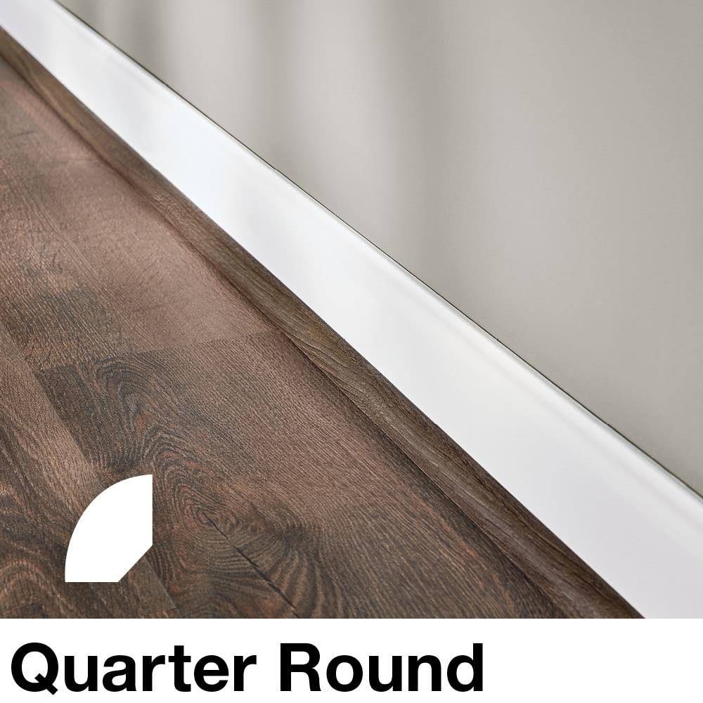 Oak MDF Floor Quarter Round in Brown Y49665