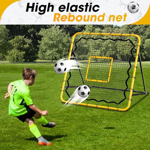 3.7×3.7FT Multi-Sport Training Rebound Net with Pitching Target L433618