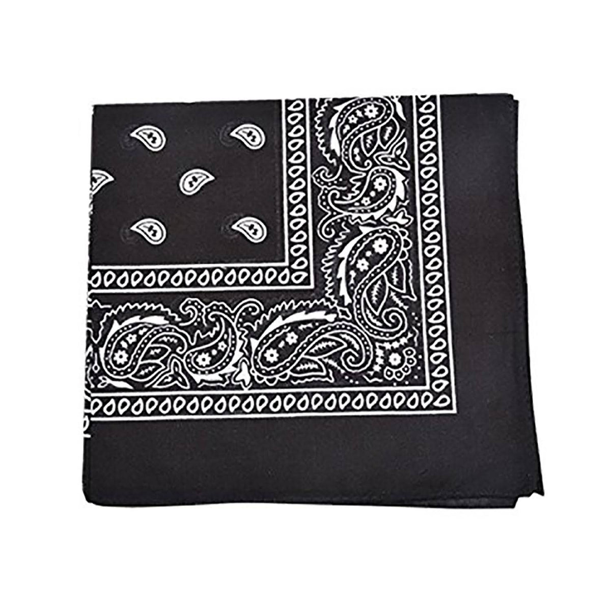 84 Pack Paisley 100% Cotton Double Sided Bandanas O819