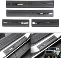 Door Sill Guards Entry Sill Plate Protection 4Pcs/Set ABS Plastic Pack of 2 D875