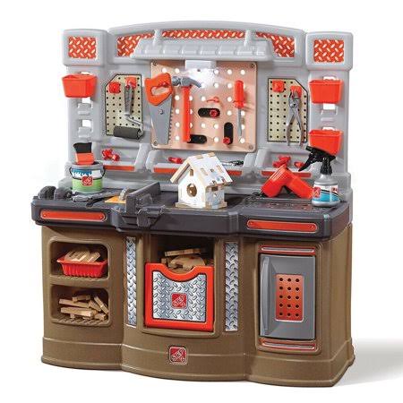 Orange Kids Toy Tool Bench with Accessories D13151