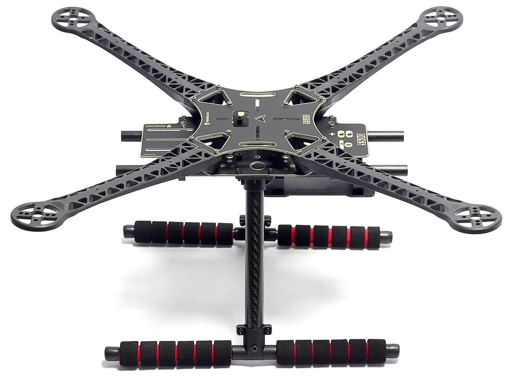 Quadcopter Fuselage Frame Kit PCB Version with Carbon Fiber Landing Gear Skid U498292