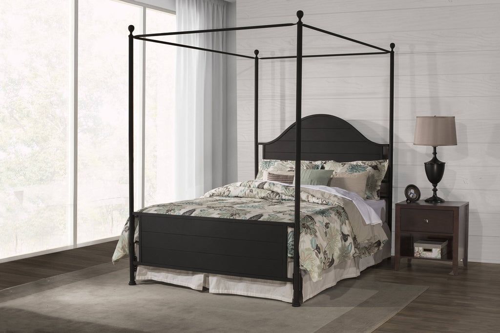 King Canopy Metal Bed X1079