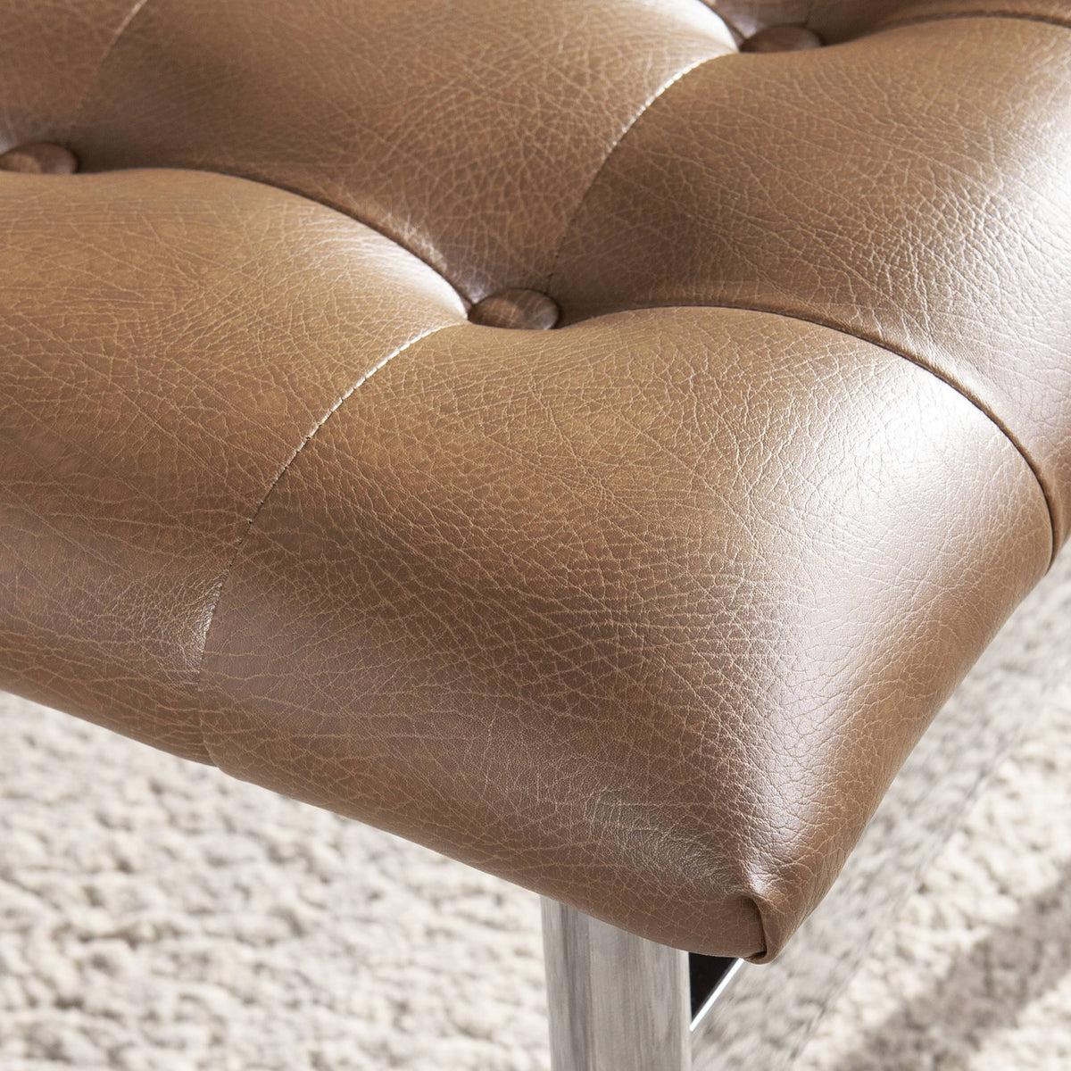 Caramel Silver Bench V52148