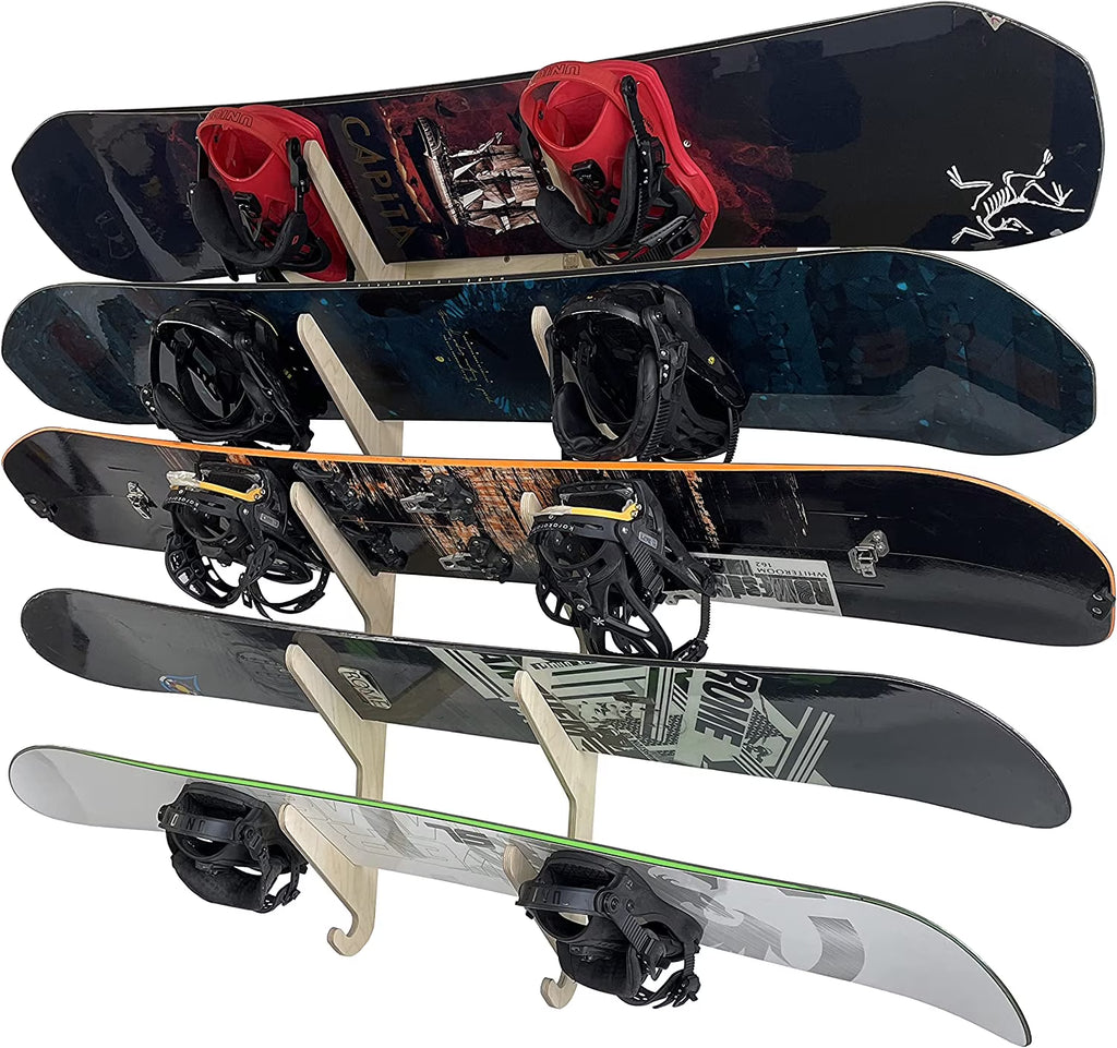 Snowboard Wall Rack (Holds 5) D8903
