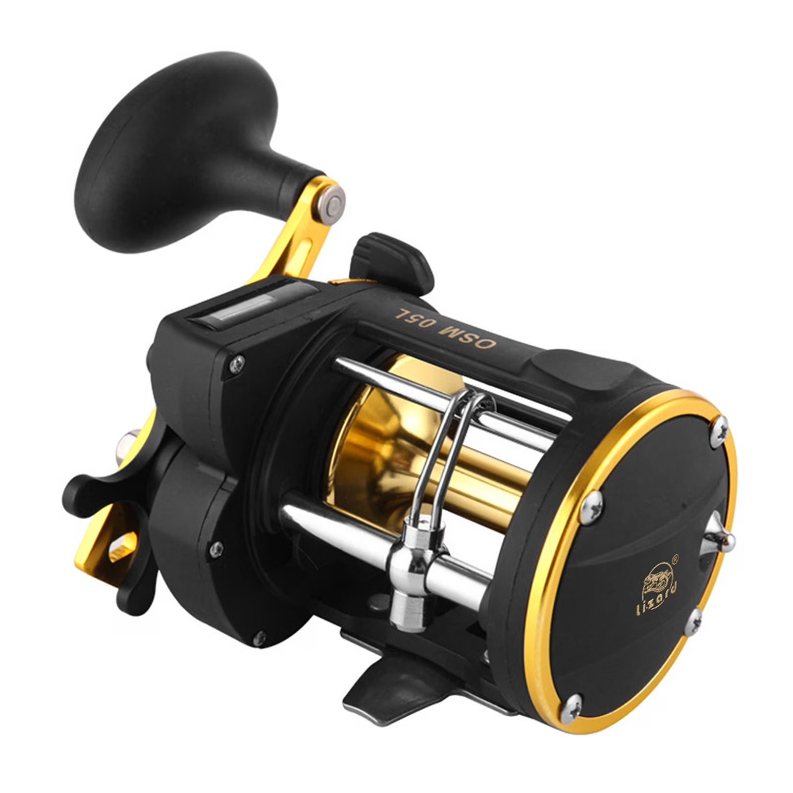 Metal Reinforced Base Trolling Fishing Reel G70560