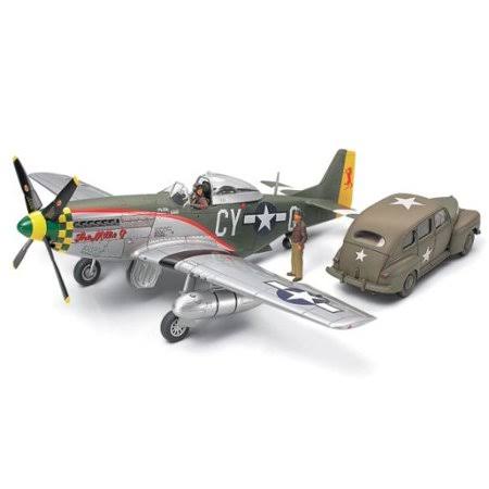 1:48 P-51D Mustang & Staff Car S19964