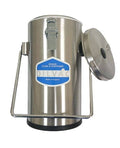 4.5Ltr Stainless Steel Dewar Flask with Lid Clips and Handle P9640