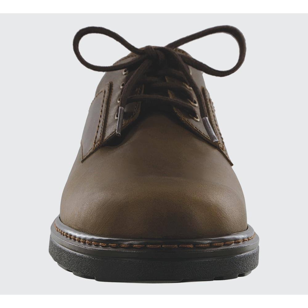 Men's Aden Bronx Brown 7.5 Double Wide Shoes M937