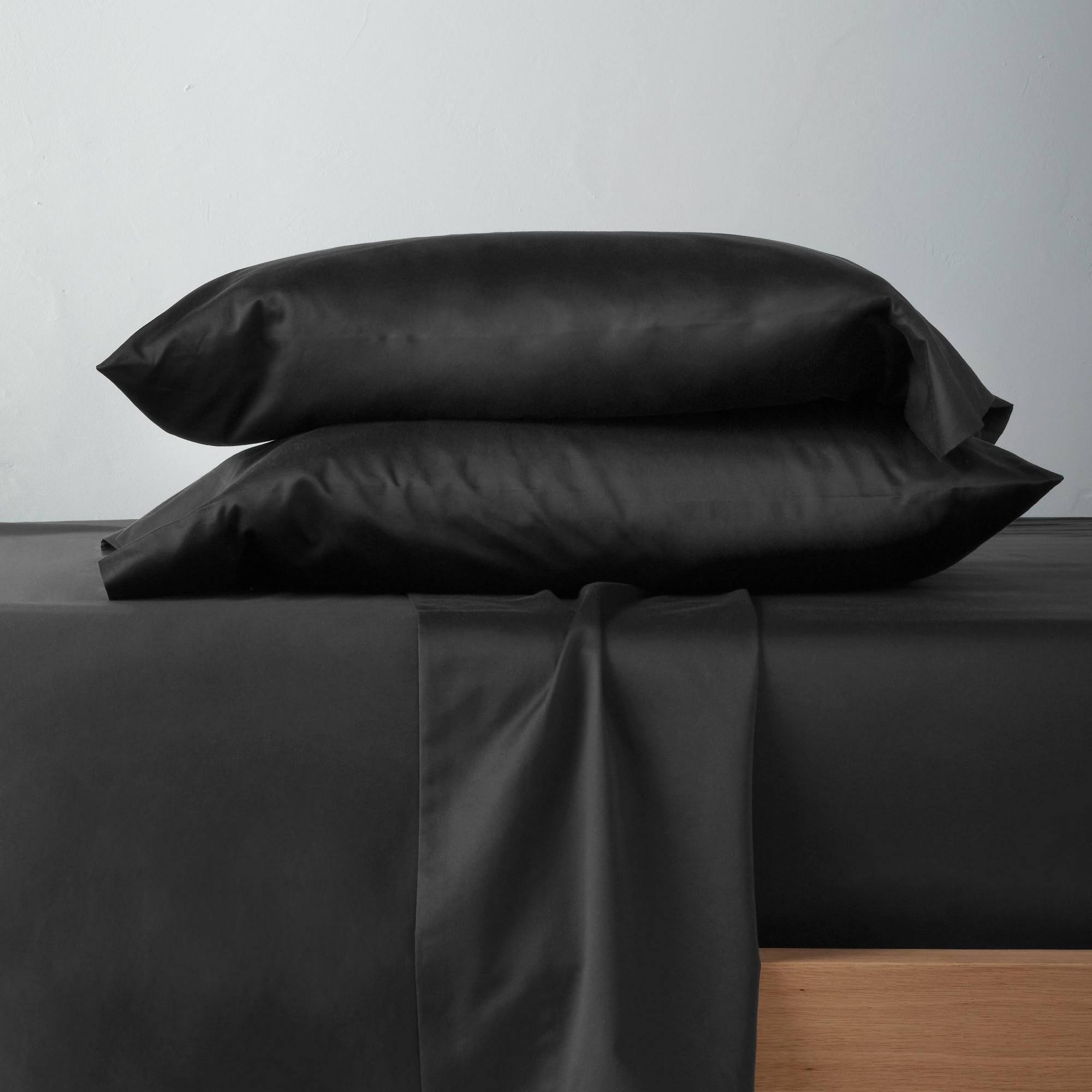 King Washed Supima Sateen Solid Sheet Set F665