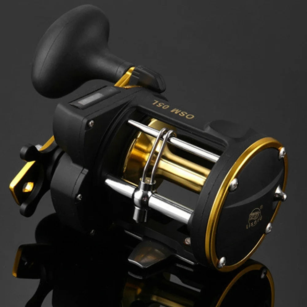 Metal Reinforced Base Trolling Fishing Reel G70560