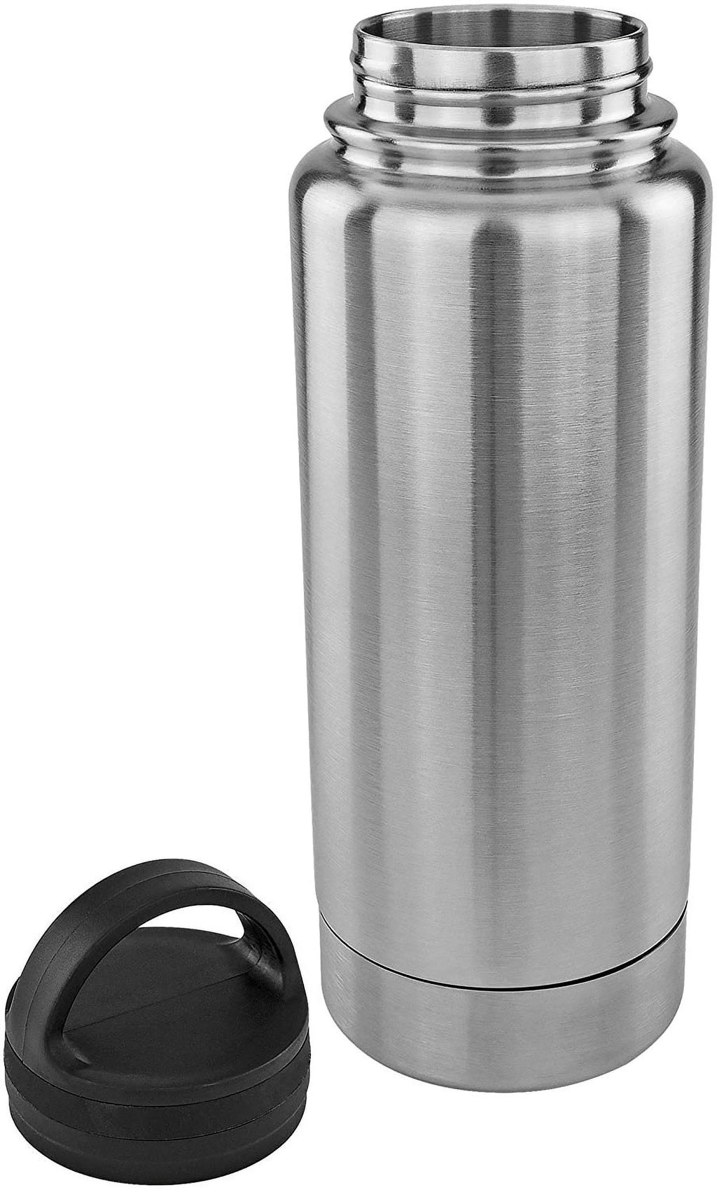 Silver 12 Ounce Stainless Steel Diversion Safe Bottle Z488