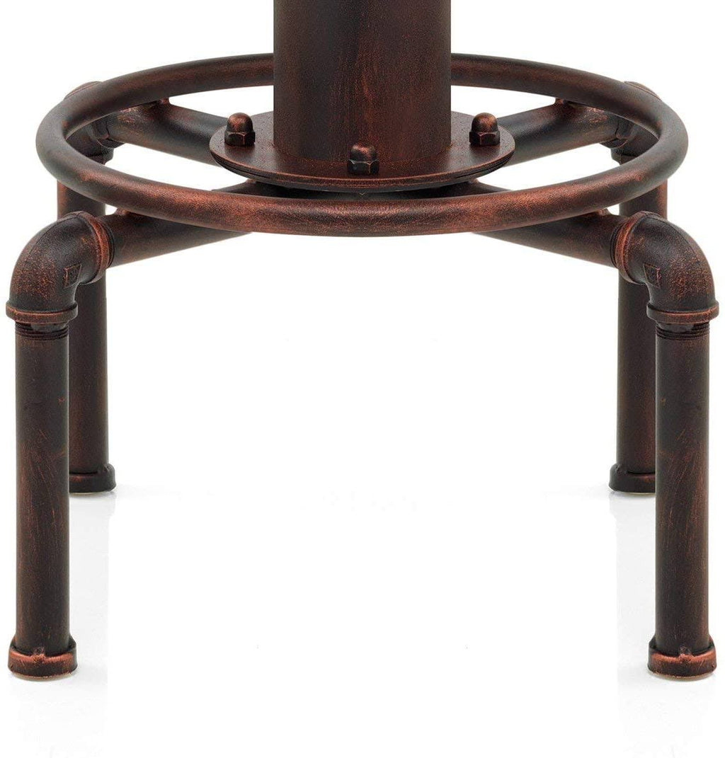 Red Bronze Industrial Bar Stool O917977