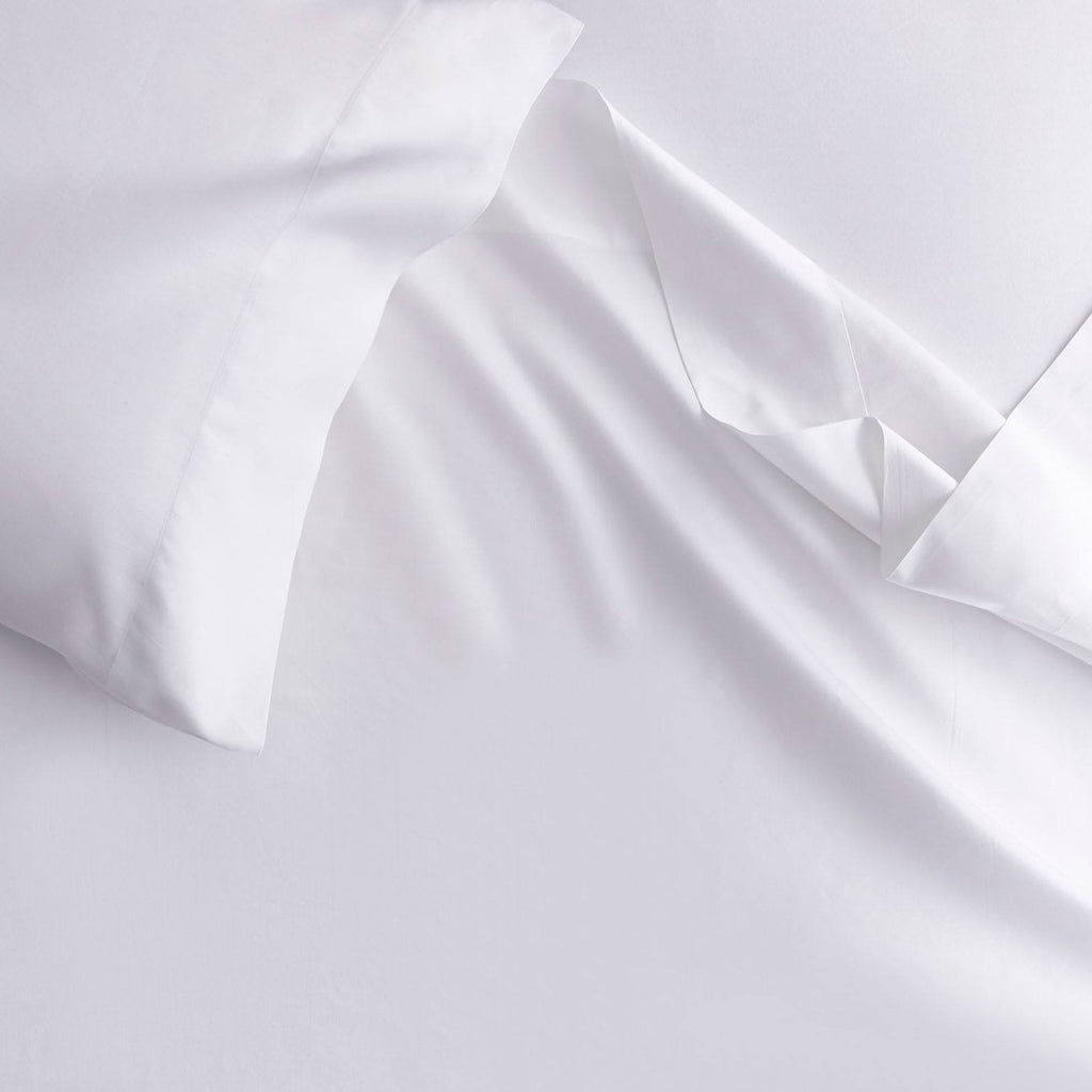 Supima Cotton Sateen Fitted Sheet, Sterling Gray, California King H313