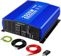 2000W Pure Sine Wave Power Inverter 12V DC to 110V AC with 3 AC Outlets & 1 USB Port Z7054