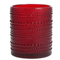 10 oz. Red Drinking Glass A8433